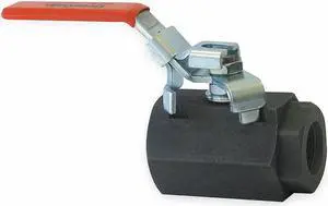 DYNAQUIP CONTROLS VLE2.AK0P 3/8 3/8" FNPT Carbon Steel Ball Valve Inline