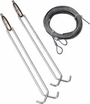 LITHONIA LIGHTING ZACVH M100 Aircraft Cable Hanging Kit,F/Z STRIP