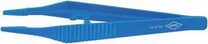 Plastic Tweezers, Straight, Serrated, 5-1/4