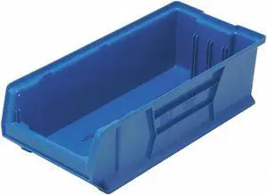 Bin,23-7/8 In. L,11 In. W,7 In. H,Blue QUANTUM STORAGE SYSTEMS QUS952BL