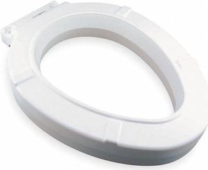 BEMIS GR4LE-000 Toilet Seat, Without Cover, Plastic, Elongated, White