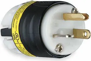 LEGRAND PS5366XGCM 3 Wire Ground Monitoring Straight Blade Plug 125VAC 20A