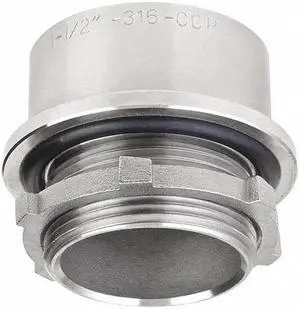 CALBRITE S60700LT00 IMC Grounding Hub, 3/4 in, Threaded, 316 Stainless Steel,