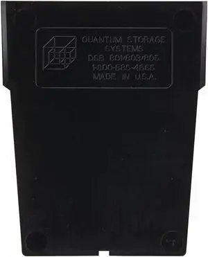 QUANTUM STORAGE SYSTEMS DSB801/803/805 Plastic Divider, Black, 3 in L, 7 1/2 in