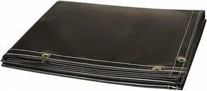 STEINER 332-4X6 Welding Curtain, Transparent Vinyl, 4 ft. W., 6 ft. H., 13