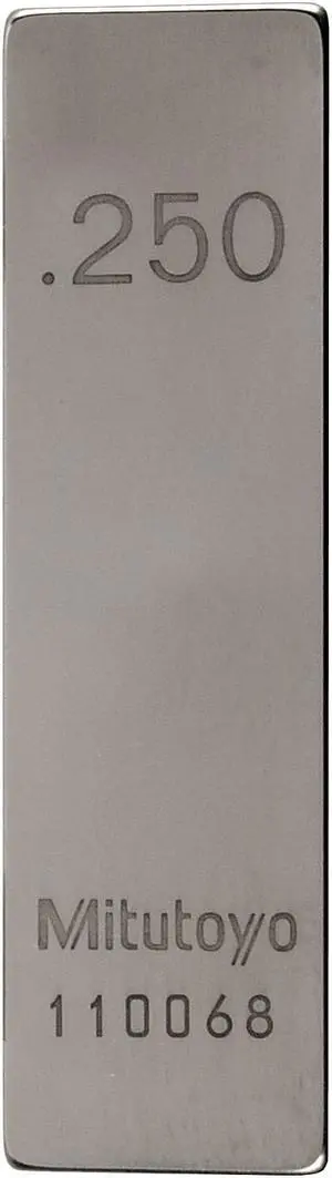 MITUTOYO 611212-531 Gage Block,Rect,Steel,0.250 In,ASME 0