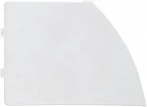 QUANTUM STORAGE SYSTEMS DIV400 Clear, Plastic Divider, 4 PK