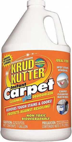 KRUD KUTTER CR012 Carpet Cleaner,1 gal.,Fresh,Bottle