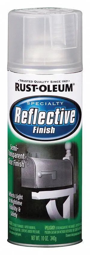 RUST-OLEUM 214944 10 oz. Clear Gloss Finish Reflective Enamel Spray Paint