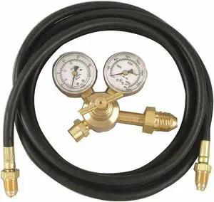 RADNOR RAD64003037 Flow Gauge Regulator, Argon, Carbon Dioxide, Single Stage,