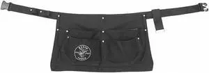 Electrician Apron, 32-46 Waist, Canvas, Blk