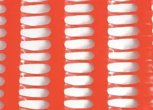 ZORO SELECT 90600004 Snow Fence,4 ft. H,50 ft. L,Orange