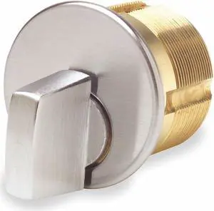 KABA ILCO 7161TK2-26D Lockset Cylinder, Satin Chrome, 0 Pins