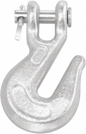 CAMPBELL CHAIN & FITTINGS T9501424 1/4" Clevis Grab Hook, Grade 43, Zinc Plated