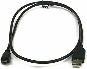 Monoprice USB 2.0 Cable - 3 Feet - Micro USB / Micro-B 2.0 A Male to 5pin Male 28/28AWG Cable compatible with Samsung Galaxy , Note , Android, LG , HTC One,Nexus, Tablets and More!