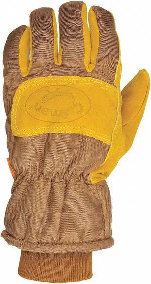 CAIMAN 1352-5 Cold Protection Gloves, Cowhide Leather Palm, Heatrac Lining,