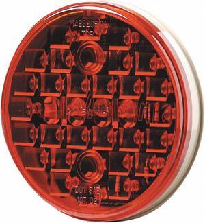 MAXXIMA M42320R Stop/Tail/Turn Light,Red,2" D,Round