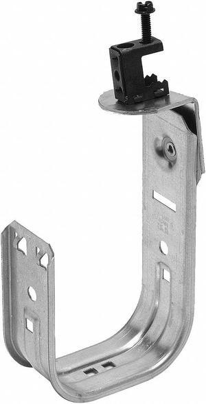 B-LINE by Eaton BCH64-C2 J-Hook,1/2In Flange,4In Max Cap