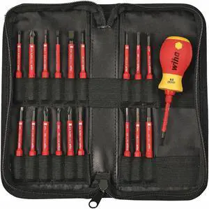 Wiha Tools Electricians Tool Kit,20 pcs.  28396