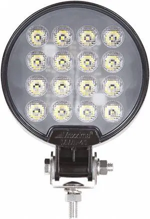Maxxima Work Light, 2100 lm, Round, LED   Automotive Lighting MWL-41