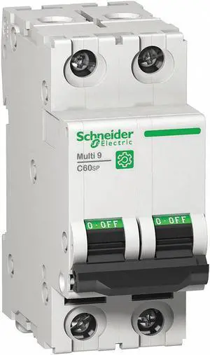 Miniature Circuit Breaker, 8 Amps, Number of Poles:  2, 240VAC AC Voltage Rating