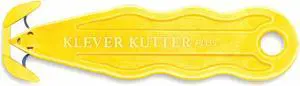 Klever Innovations Fixed Blade 5-1/4" Safety Cutter, 10 PK   PLS-100-Y