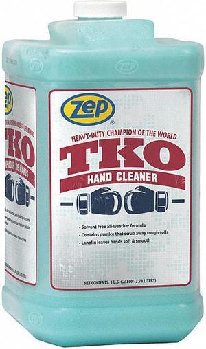 ZEP R54824 TKO Heavy Duty Hand Cleaner, Lemon-Lime, Blue/Green, 1 Gal. Bottle