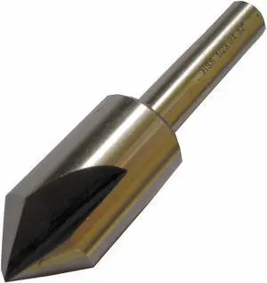WESTWARD 21ML11 Countersink,3 FL,82 Deg,1 In,HSS