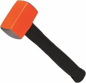 WESTWARD 24Z028 Sledge Hammer,4 lb.,16 In,Rubber/Steel