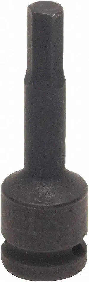 WESTWARD 4LZC2 3/8 in Drive Impact Socket Bit 5/16 in, SAE