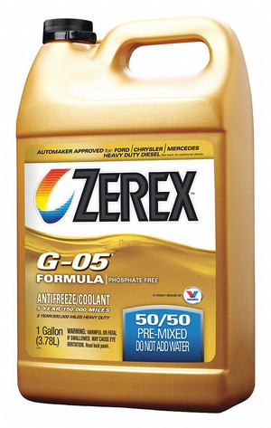 Zerex 675130 Asian Vehicle Antifreeze Coolant - 1 Gallon (Red) - Pre-Diluted P-HOAT