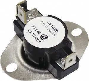 Supco Thermostat,1-1/2" D,2" W,1" H  LD170