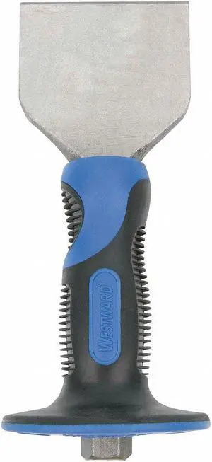WESTWARD 2AJJ8 Handguarded Brick Chisel,3 x 7-1/2 In.