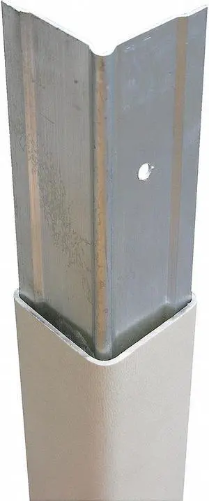VESTIL PVC-A-2-BG Corner Guard, Beige, 2"W X 48"H
