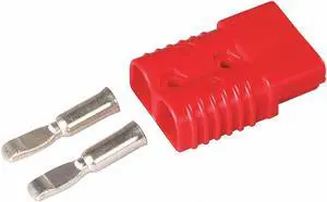 WESTWARD 23PC34 Medium Duty Plug,Brass/Silver, 1/0 Gauge