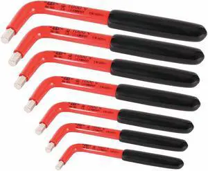 Wiha Tools HexKeySt, L, 3 23/32 in to 9 7/32 in  13691
