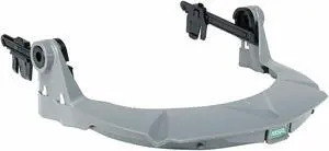 MSA SAFETY 10121267 V-Gard Polycarbonate Frame for Slotted MSA Caps, w/o Debris
