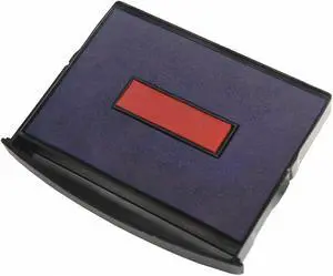 COSCO 038859 Stamp Pad,Dual Color,Blue/Red