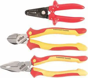 WIHA TOOLS 32863 Electricians Tool Kit,3 pcs.