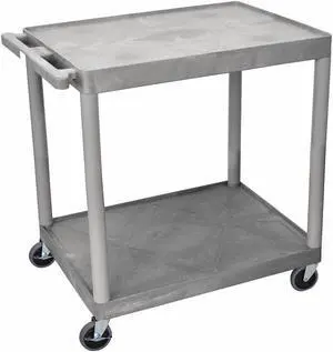 Luxor Flat Handle Utility Cart   HE38-G