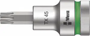 WERA 05003835001 Socket Bit,Torx(R),TX45 Tip Size