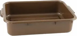 CRESTWARE BT5BR Bus Tub,Polypropylene,Brown