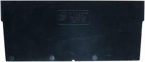 QUANTUM STORAGE SYSTEMS DSB809/810/816 Plastic Divider, Black, 10 in L, 1/2 in