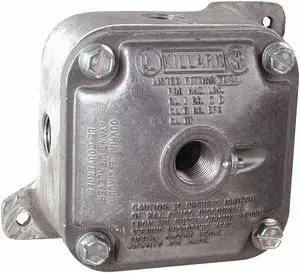 EDWARDS SIGNALING JALX11 Explosionproof Box,Gray