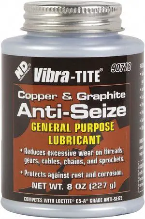 Vibra-Tite Gen Purp Anti-Seize,8 oz.,Can  90718