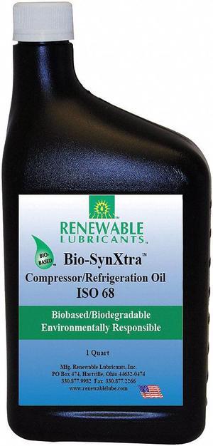 Renewable Lubricants Compressor Oil, 1 qt, Bottle  87851
