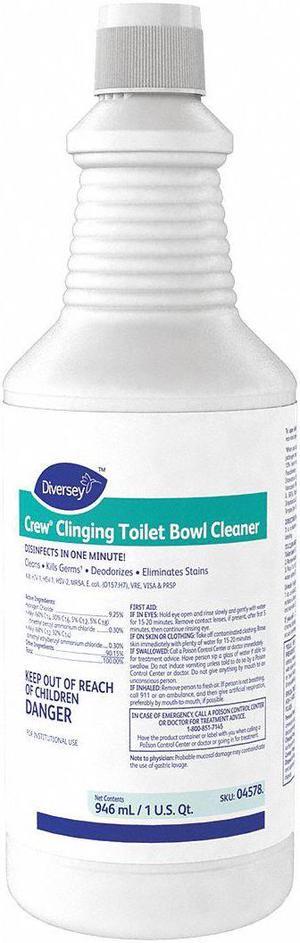 Diversey Toilet Bowl Cleaner, 32 oz., Floral, Green 32 oz. Green   04578