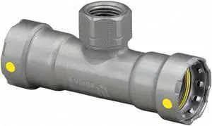 VIEGA 25416 Viega MegaPressG tee, 1" x 1" x 3/4"