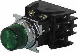 EATON 10250T828GD2A Illuminated Button w/Contacts,120VAC