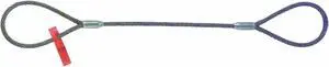 LIFT-ALL 14IEEX10 Wire Rope Sling,Eye and Eye,10 ft.L